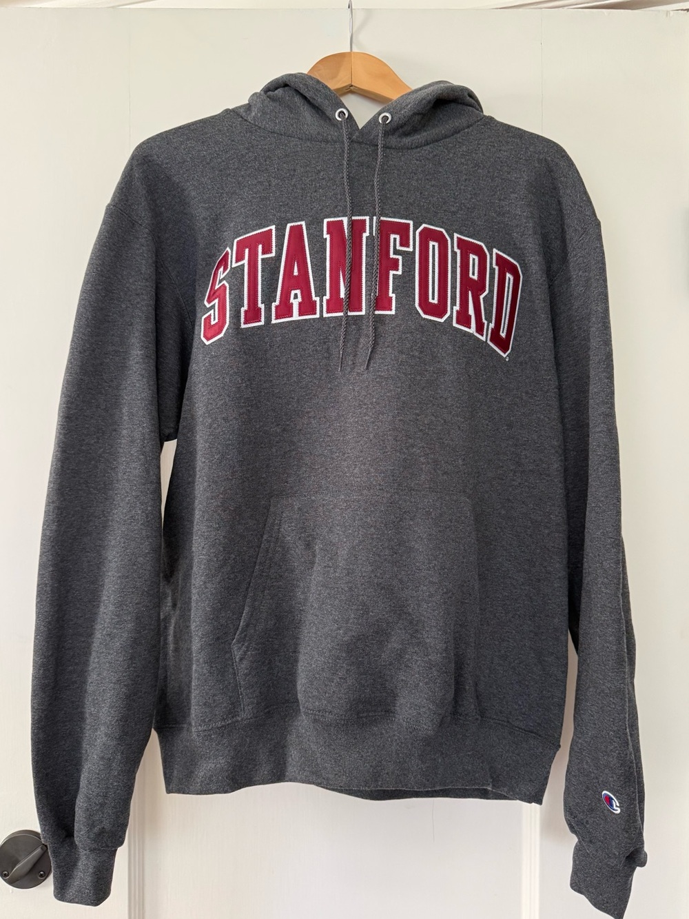 Champion Stanford Gray Hoodie Sweatshirt BNWT - Men's Medium M NEW!